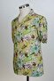 50% Cotton, 30%Viscose, 20%, Digital, Patterned, Men's Shirt PM3514R01 - 2