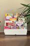 Mini Lucky Montessori Children's Bookshelf with 4 Shelves Wooden Children's Room Bookshelf Desktop Mini Bookshelf - 8