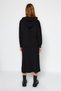Black Hooded Sweater Skirted Knitwear Top-Bottom Set Twoaw24Au00091 - 6