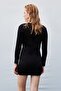 Gilda Black Mini Dress - 2