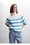 Striped Turtleneck Sweater