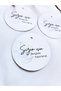 Label Crafted with Love for You - With Holes (5x5cm) 50 Pieces - 2