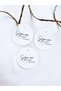 Label Crafted with Love for You - With Holes (5x5cm) 50 Pieces - 3