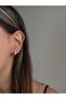 Steel Rose Gold Row Stoned Missy Earrings - Does not blacken- - 3