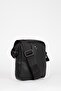 Men's Faux Leather Crossbody Bag - 2