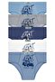 Boy's 5 Pack Colorful Slip Panties - Construction Machinery -