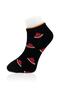Pack of 12 Women's Patterned Colorful Quality College Booties Socks - 6
