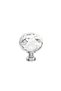 (5 PCS) Crystal Ball Transparent Chrome Button Handle Furniture Cloakroom Nightstand Dresser Ø 30mm - 4