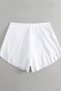 Women's White Slit Skirt Look Stylish Swim Shorts - 4