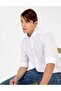 Slim Fit Linen Look Shirt - 3
