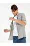 Slim Fit Linen Look Shirt - 4