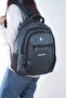 307 Unisex Green Daily Travel Student School Backpack with Laptop Compartment
