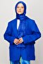 Houndstooth Pattern Shiny Jacquard Shawl - 3