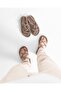 Beige Handmade Knitted Straw Sandals - 5