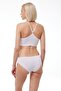 Women's White 2 Pack Modal Narrow Fit Intermediate Waist Slip Panties 187 - 3