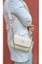 justpolo women's 3 compartment baguette and crossbody bag with two straps