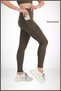 Women's Leggings Khaki High Waist Double Pocket Detailed Seasonal Recovery Sports & Casual 1057 - 6