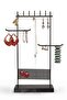 Premium Black and White Comprehensive Jewelry Stand