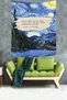 Van Gogh Noted Stain Resistant Fabric Wall Cover Wall Carpet Tapestry - 3
