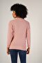 Pink Women's Hair Running Crew Neck Wool Sweater - 2