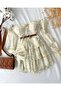Women's Flower Patterned Short Dress - 2