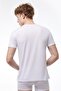 تي شيرت رجالي أبيض 5 Li V-Neck Modal رقيق صيفي رائع 5m085 - 4