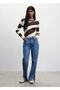 Striped Rib Sweater - 2