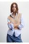 Knitted Patterned Knitwear Vest