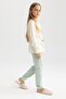 Girl's Printed Long Sleeve Pajamas Set A7592A823Au - 3