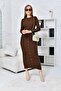 Women's Knitwear Skirt Suit - 2