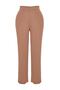 Vizon Mevsimlik Lastikli Yüksek Bel Pileli Wide Leg Dokuma Pantolon TBBSS22PL0448 - 9