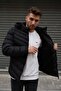 Men's Fur Lined Puffer Coat - 3