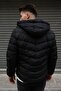 Men's Fur Lined Puffer Coat - 7
