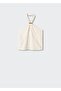 Metal Detailed Halter Neck Blouse - 16