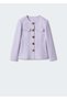 Metal Buttoned Tweed Jacket - 11