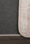 Nova Krem (80X150 + 50X80 cm) Large Size 2-Piece Bathroom Rug Set Non-Slip Base Toilet Set - 4
