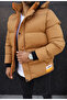 2023/2024 Winter Orange Zipper Coat - 3