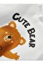 Kids Hooded White Friend Bears Printed Sweatshirt - 3