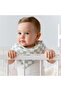 100% Organic Muslin Triangle Bib Double layer Muslin Mint Checkerboard - 3