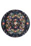 Round 1309 Floral Mira Floral Patterned Colorful Woven Base Carpet