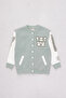 4-14 Years Thick Girl's College Jacket - 4