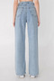 The Bella Lycra High Waist Loose Jeans Wide Leg Jean Jeans Pontolon - 3
