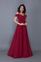 Burgundy Maxi Length Shoulder Detail Strappy Flared Dress