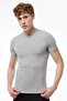 Grimelange 2 Pack Men's Crew Neck Short Sleeve Cotton T-Shirt 093