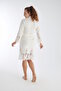 Lace Niki Velvet Bamboo Cotton Robe - 5