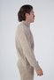 Mink Men's Zigzag Embroidered Stand Collar Short Zippered Knitwear Wool Sweater - 2