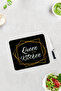 Glass Cutting Board - Glass Cutting Table| Queen Of The Kitchen - Black| 29cm X 34cm - 2