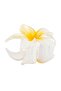Lotus Flower Shiny Acrylic Women's Latch Buckle (9 cm) - 5
