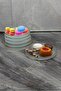 Glass Cake Plate - Gilded Luxury Cake (16CM) (Single) - 2