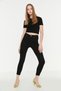 Diva Black Straight Fit Jeans Women's Lycra High Waist Recovery Skinny Leg Jeans